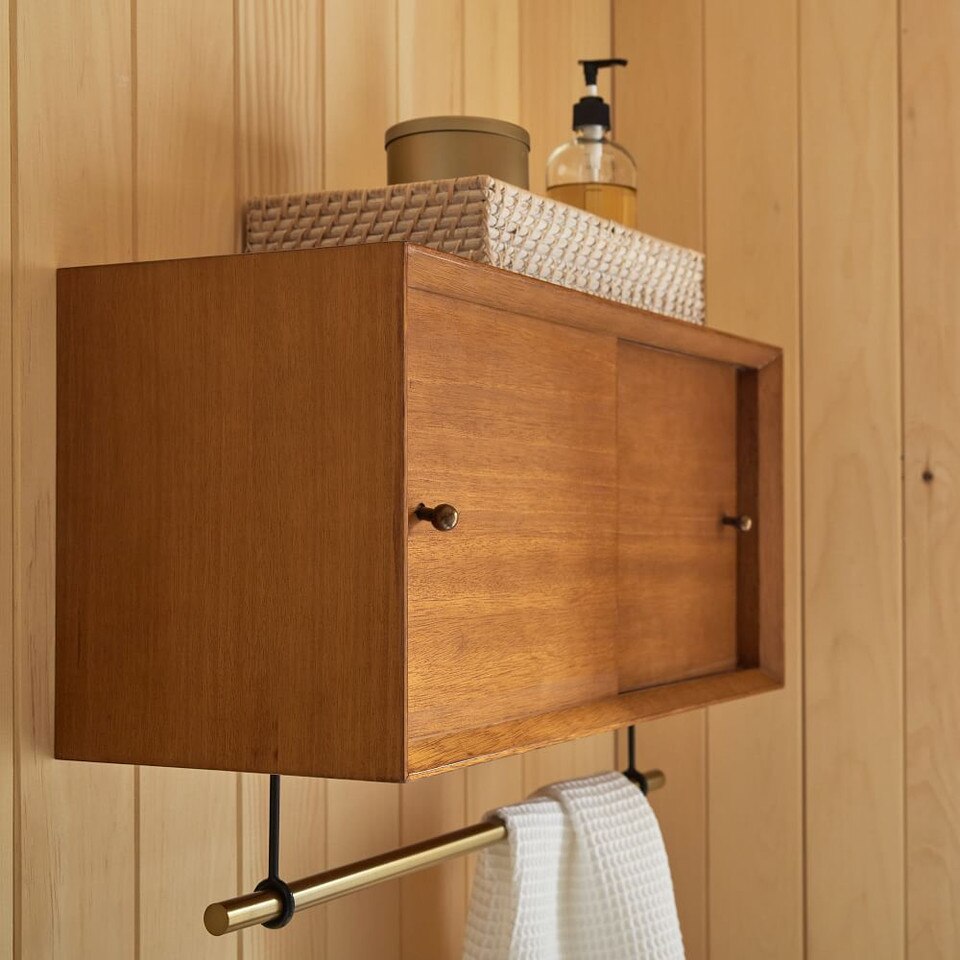 Mid Century Bathroom Storage West Elm United Kingdom